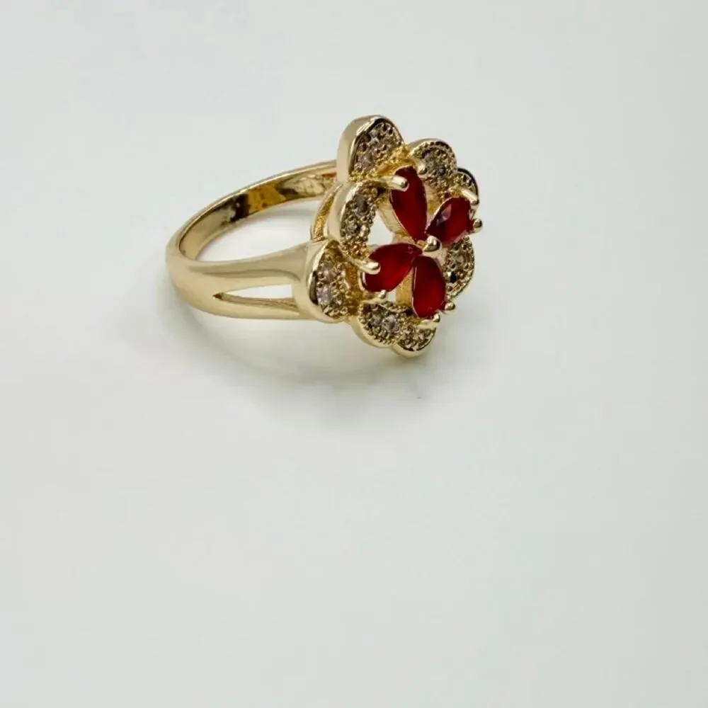 Krystallography garnet red